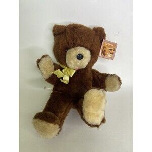 1981 Russ Teddy Bear Brown Plush Stuffed Animal Toy with Original Tags